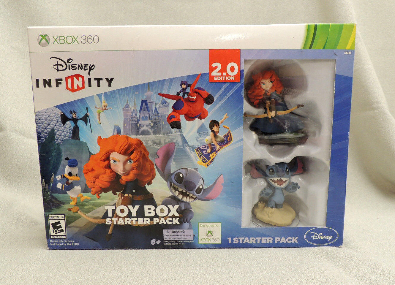 Xbox 360 Disney Infinity 2.0 Edition Toy Box Starter Pack, SEALED & open boxes