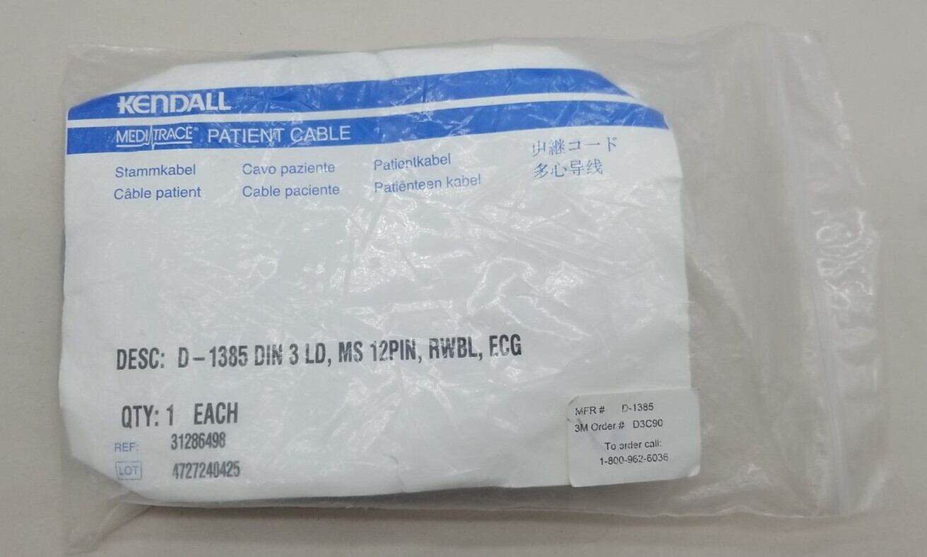 Kendall/Meditrace 31286498 ECG Patient Cable
