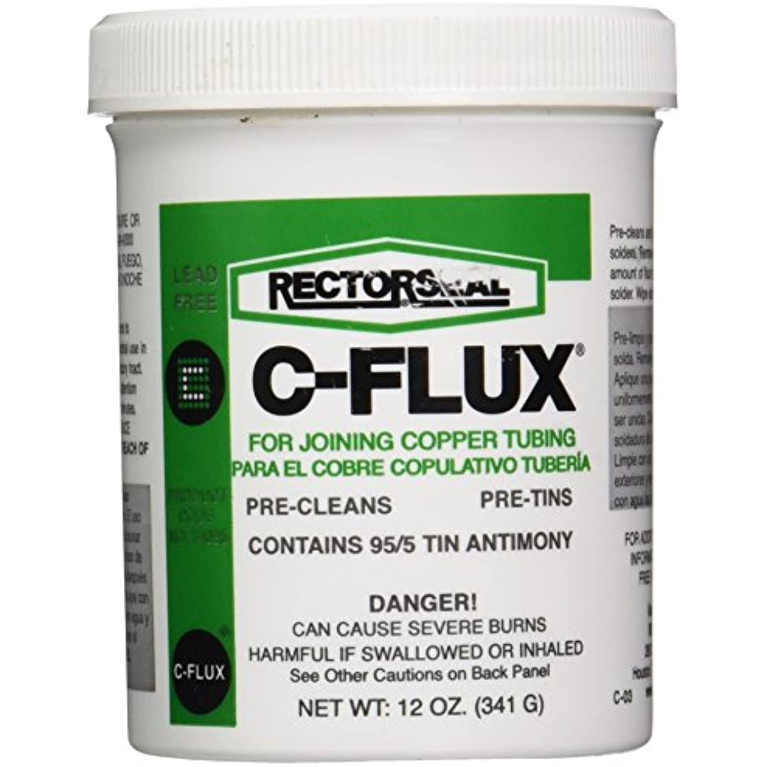 Rectorseal 74025 12-Ounce C-Flux , Gray