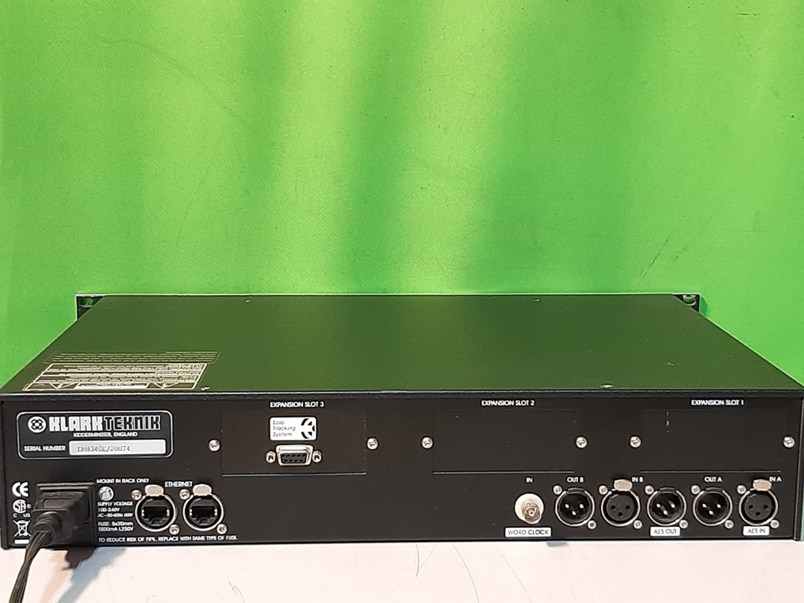 Klark Teknik DN9340 Helix Digital 2-Ch 1U Rack Equalizer Graphic/Parametric
