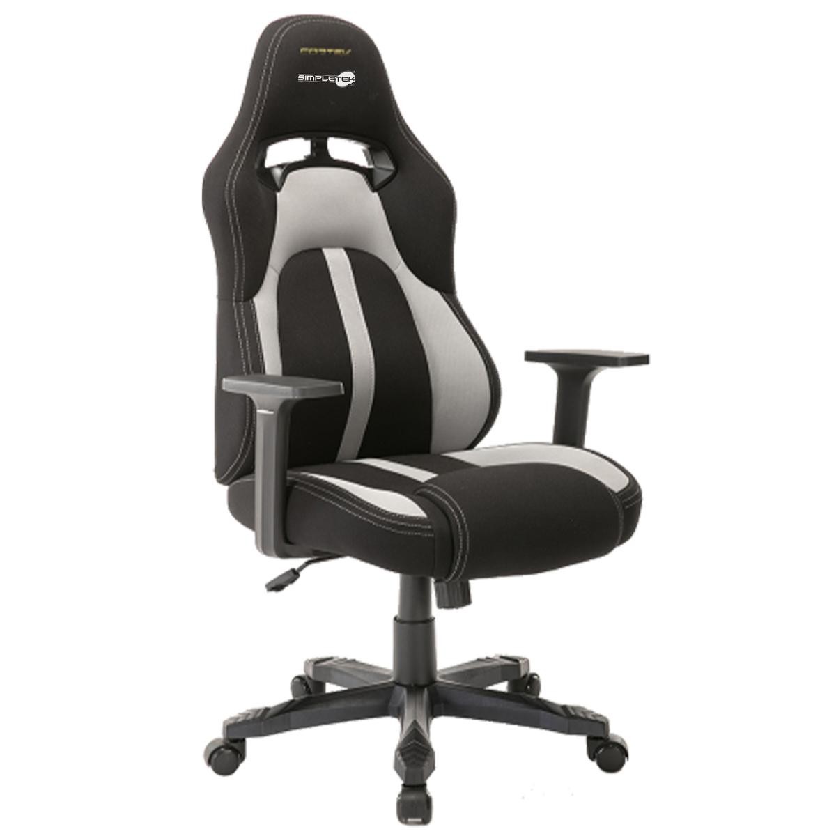 Gaming Chair Office Adjustable Desk Chair White/Black_