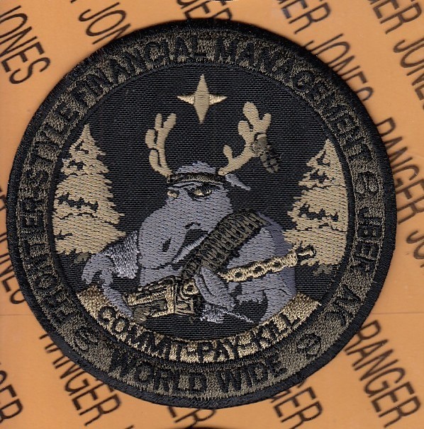 USAF Air Force Financial Management JBER Alaska ~3.75" OCP NO HOOK patch c/e