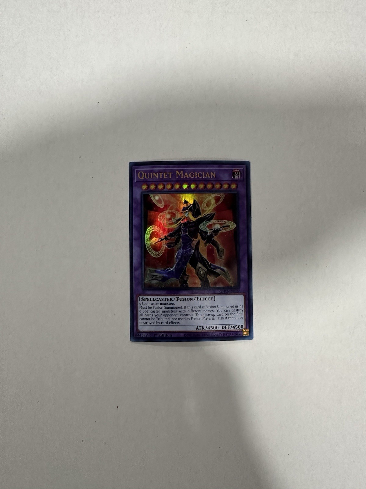 Yugioh Quintet Magician Ultra Rare GFP2 1st Edition NM