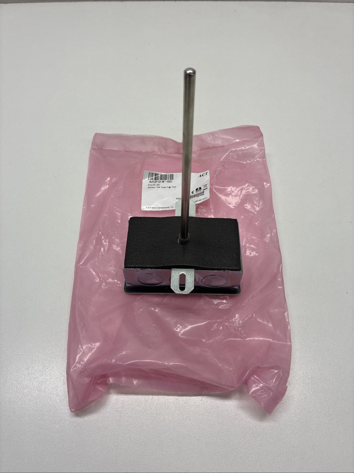 ACI A/CP-D-8”-GD Duct Temp Sensor