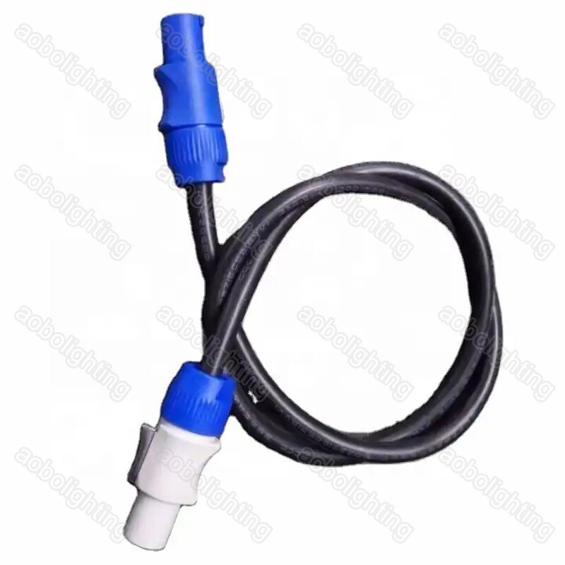 Disco stage Lights 2.5mm neutrik Powercon Connector power AC Extension Cable 2m