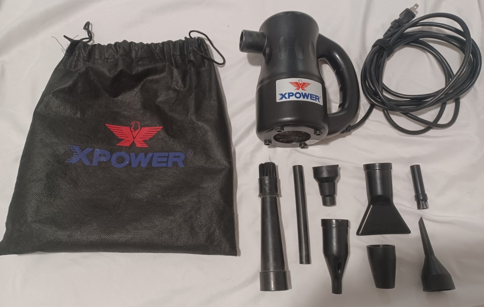 XPOWER A-2 Navy Blue Cyber Duster Multipurpose Powered Air Duster & Blower