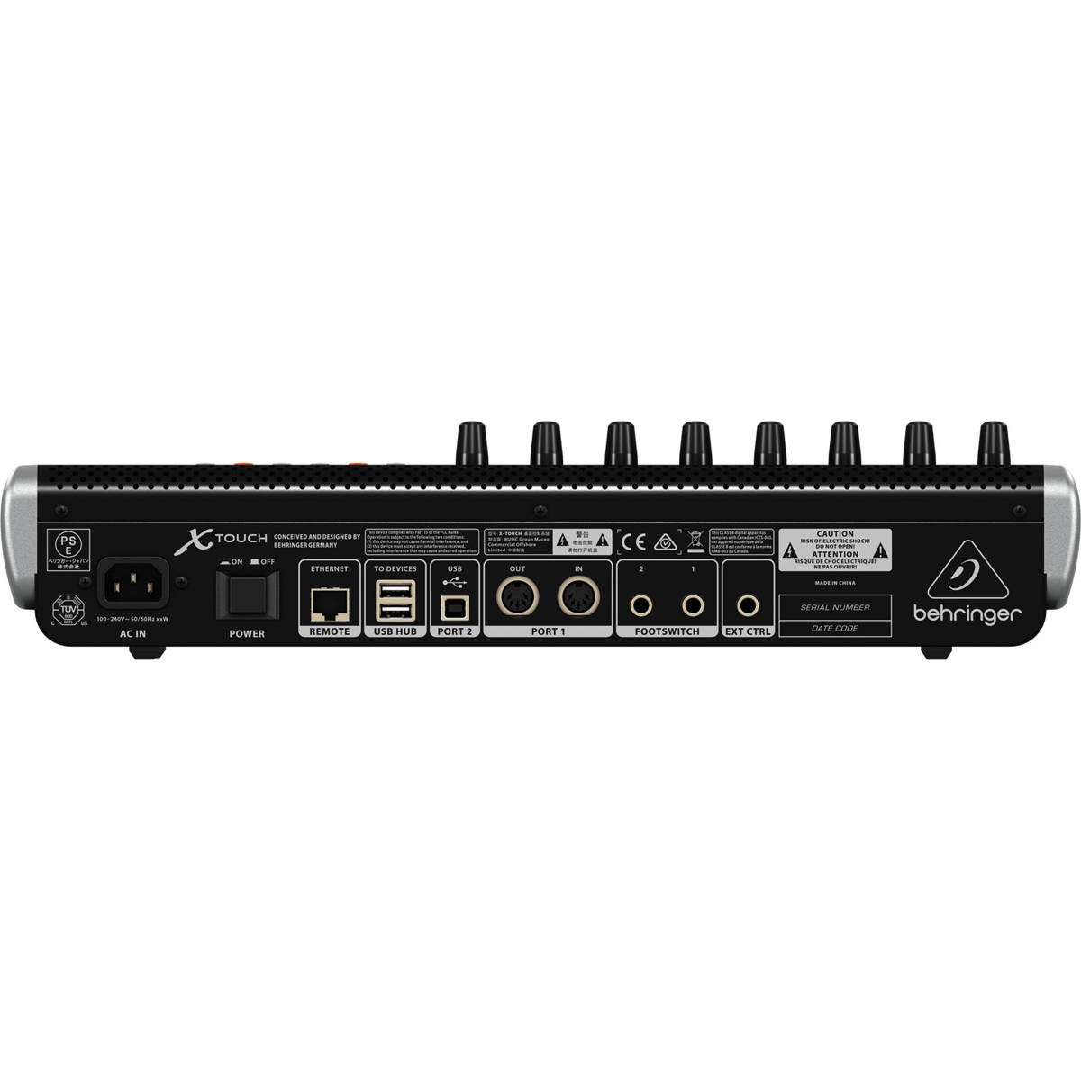 Behringer X-Touch Universal Control Surface with 9 Touch-Sensitive Motor Faders,