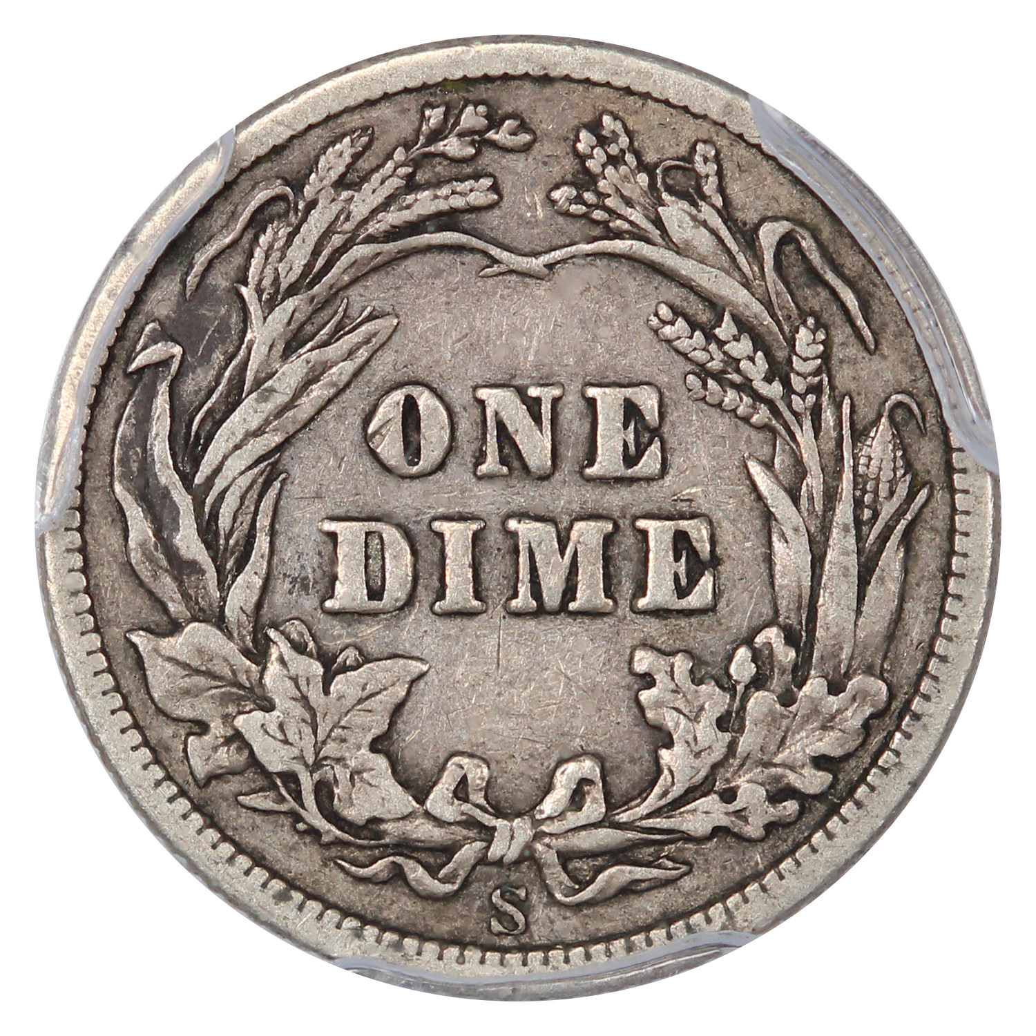 1910-S 10C PCGS VF35 - Barber Dime
