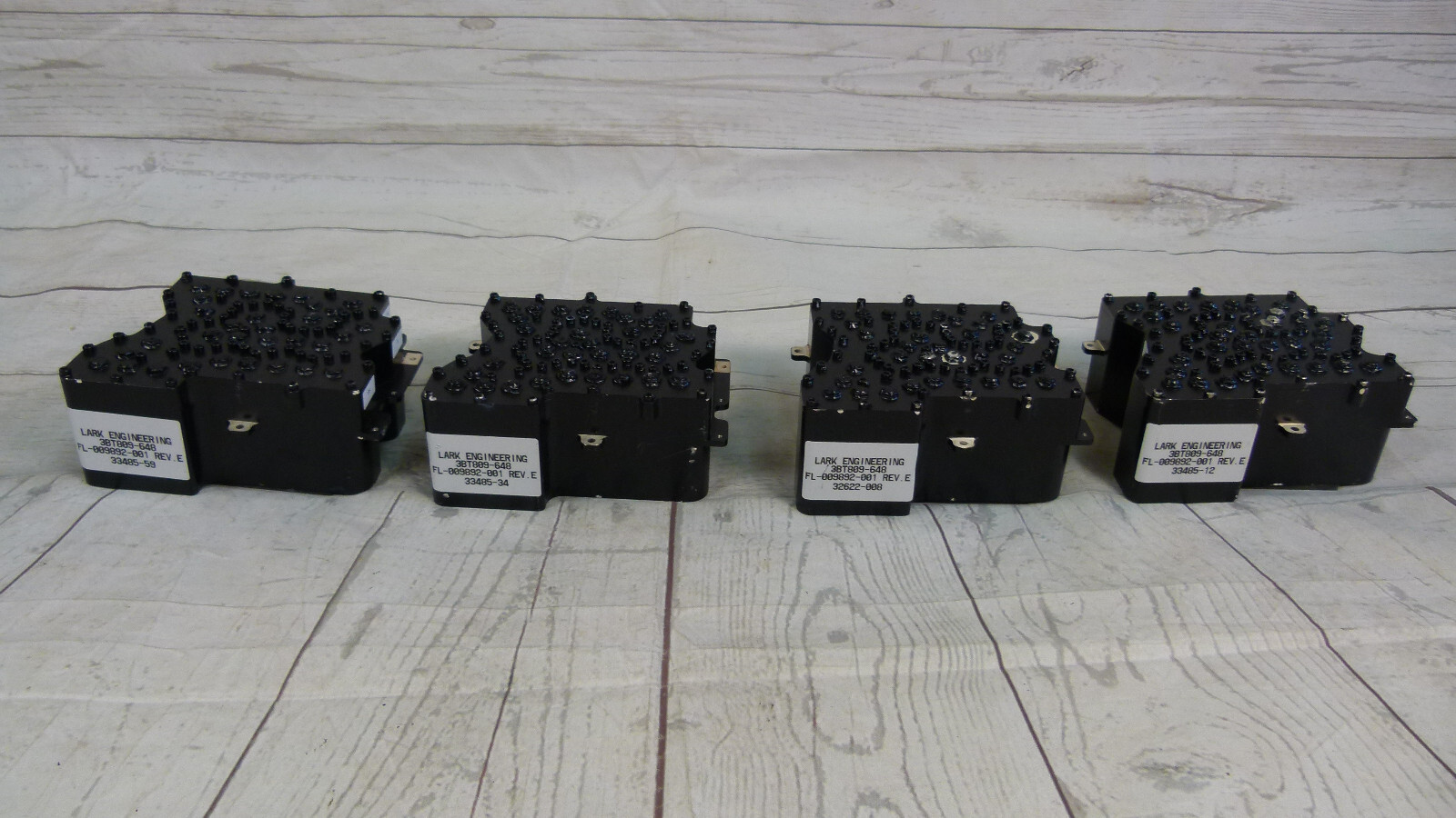 Lot of 4 - Lark Engineering 3BT809-648 FL-009892-001 Part fot Two-Way Radio