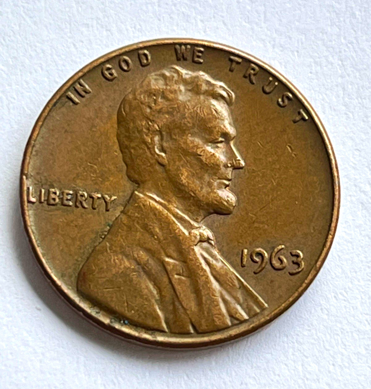 1963 Philadelphia Lincoln Memorial Penny free shipping!
