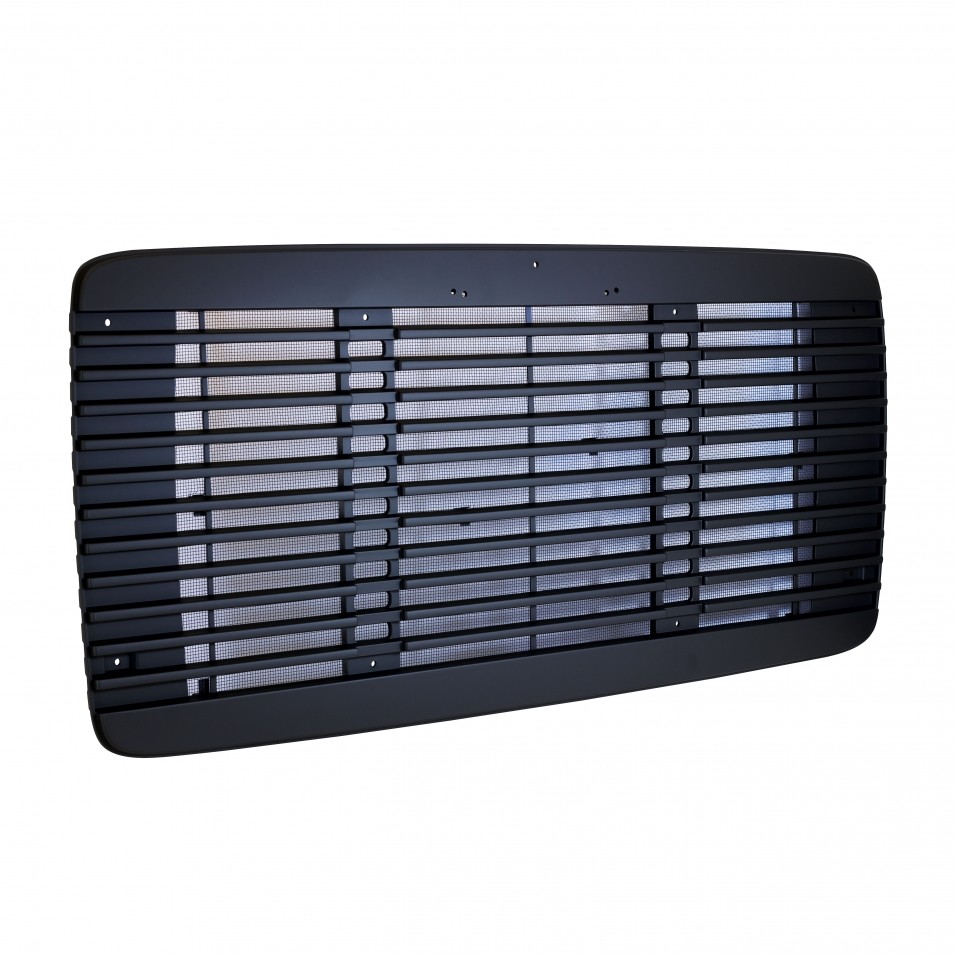 Black Grille w/ Bug Screen f/ 1996-2004 Freightliner FL 60/70/80/106/112