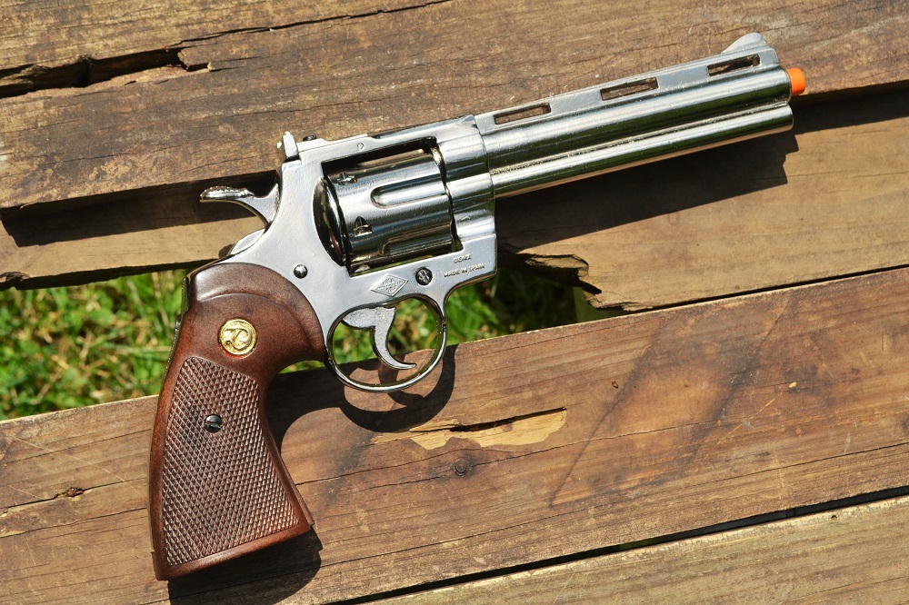 Non-Firing Replica Colt Python .357 Magnum Revolver - 357 - The Walking Dead TWD