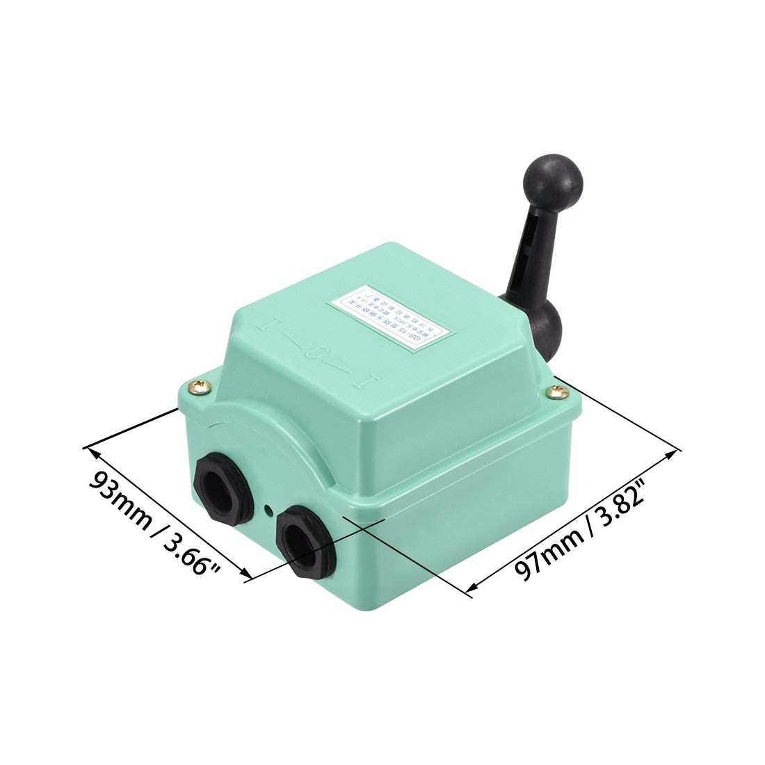 Drum Switch QS-15 3 Positions Forward/Off/Reverse Motor Control Plastic 15A
