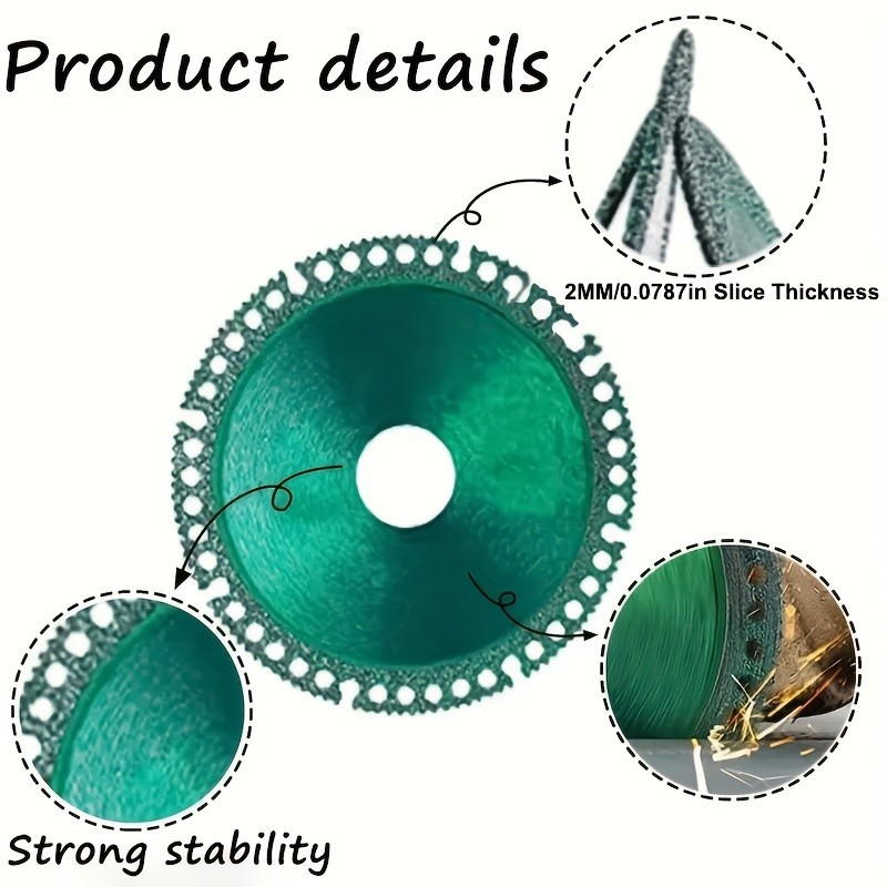 Multi-Functional Diamond Cutting Disc - For Tile, Metal, PVC Cutting