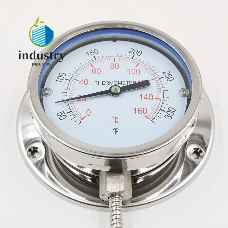 WTQ-280 304 Stainless Steel Pressure Thermometer Remote Thermometer