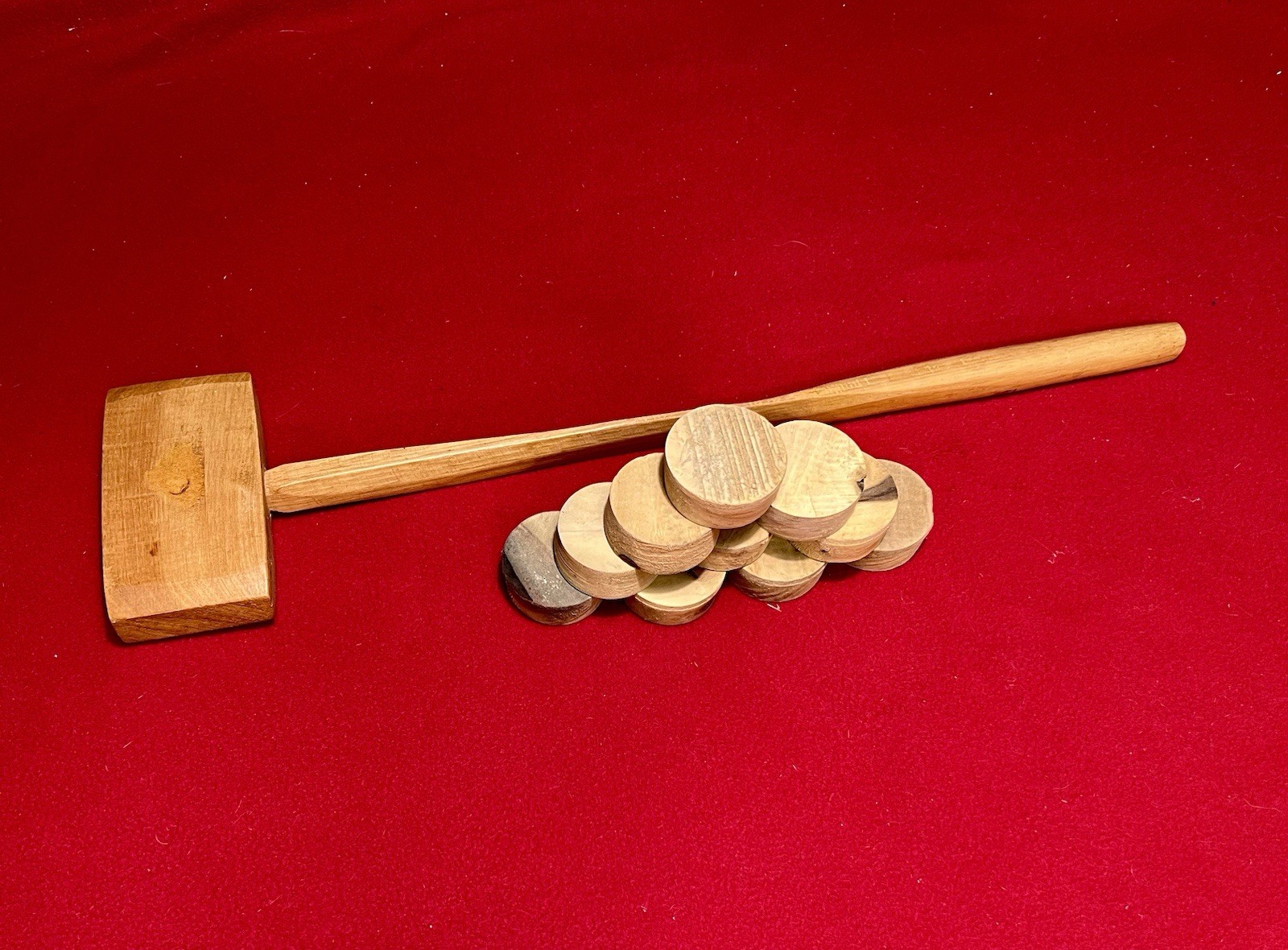 Vintage Bourbon Barrel Bung Mallet Hammer