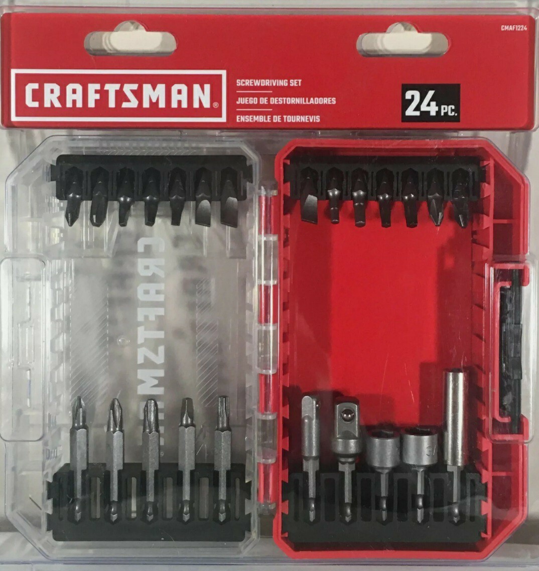 Craftsman Shock-Resistant 24-Pack Steel Tool Screwdriver Bit SHIPS FAST
