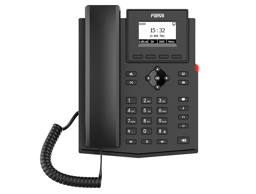 Fanvil X301G Gigabit IP Phone PoE 2 SIP Lines HD Voice Business VoIP Desk Phone
