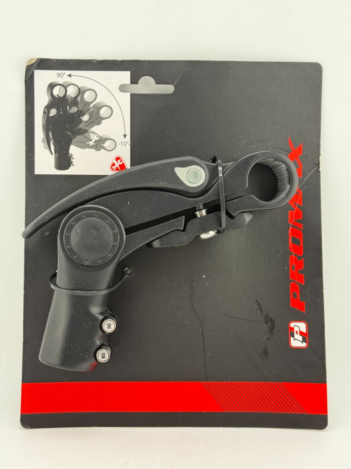 Promax Ahead System Adjustable Stem, Black, MA-573-8T