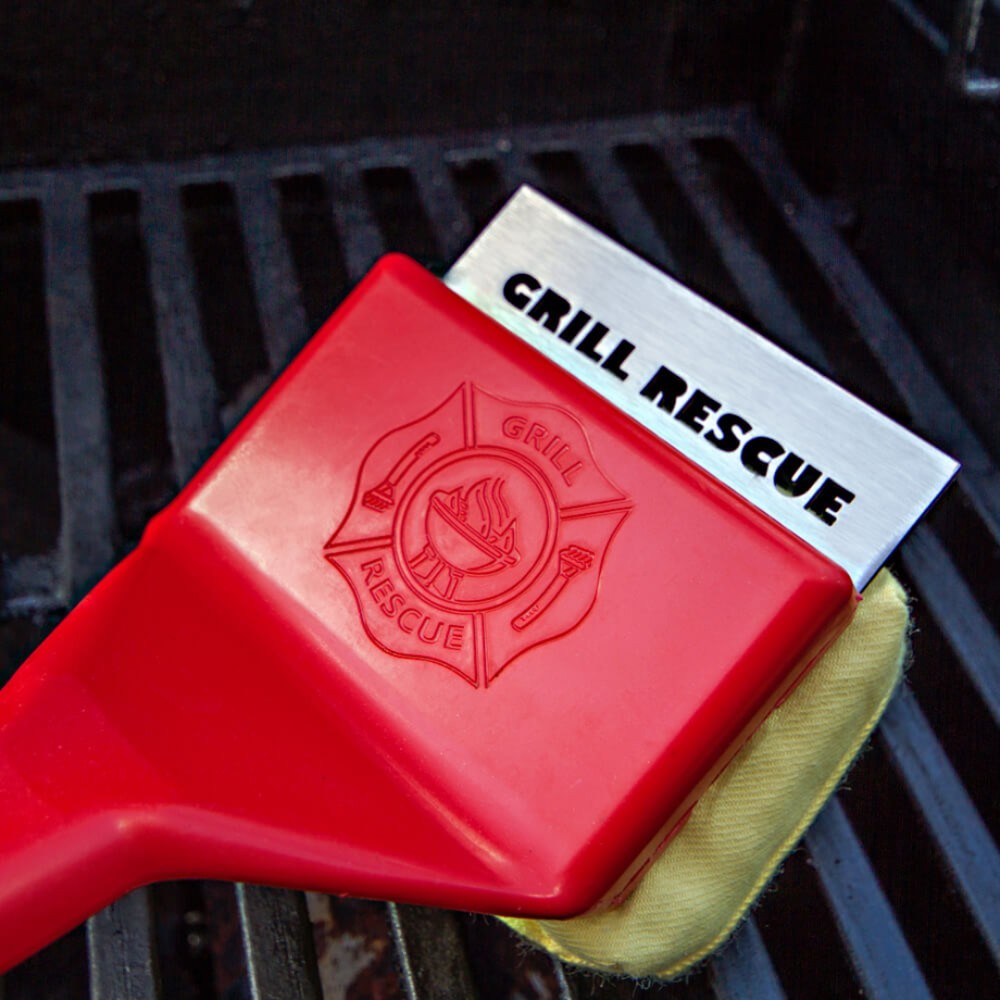 Grill Rescue Grill Brush w/ Scraper Head