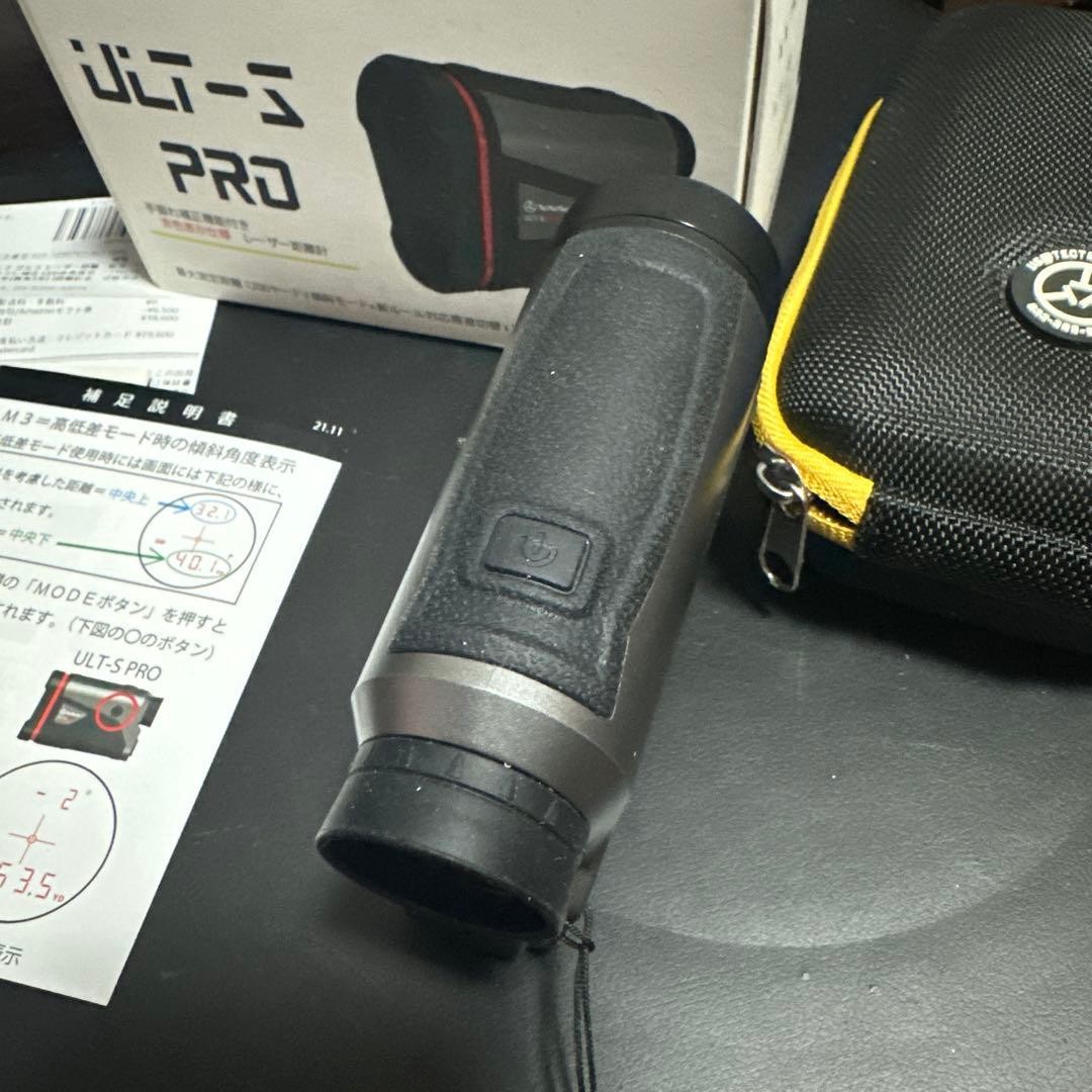 TecTecTec ULT-S PRO Golf Rangefinder Silver & Black Precise Distance Measurement