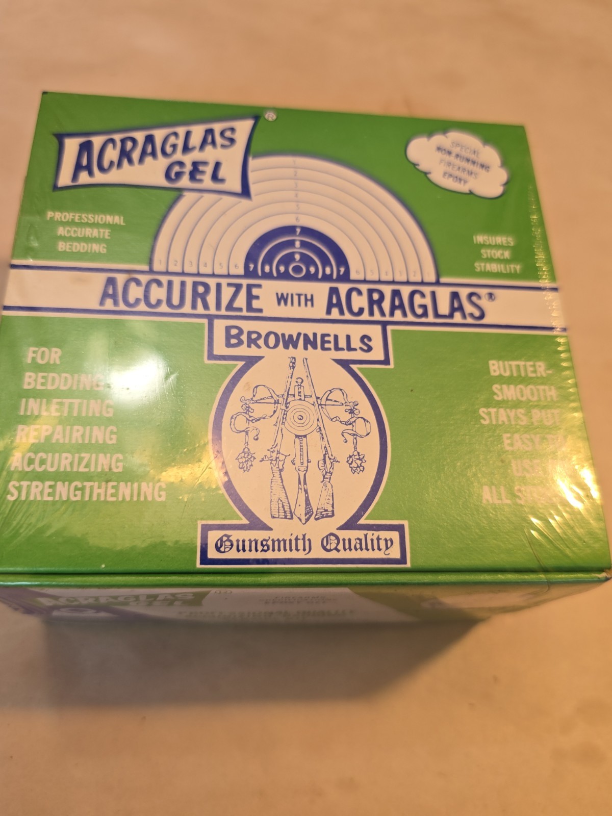 Brownells Acraglas Gel Gun Bedding Kit Compound