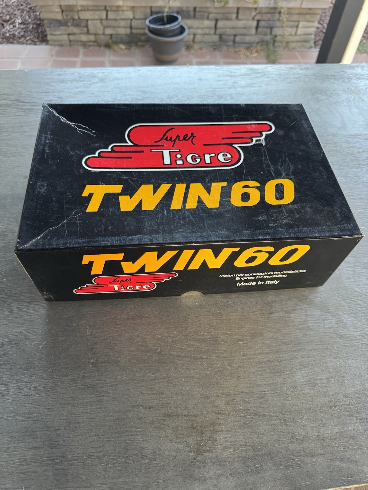NEW SuperTigre Twin 60 Inline Nitro Engine with Extra Crankshaft Coupler Origina