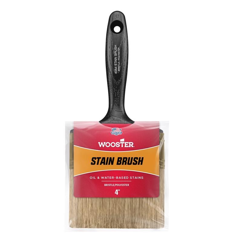 Wooster Brush Company 4054 2 Oil and Latex Stain Brush, 4-Inch