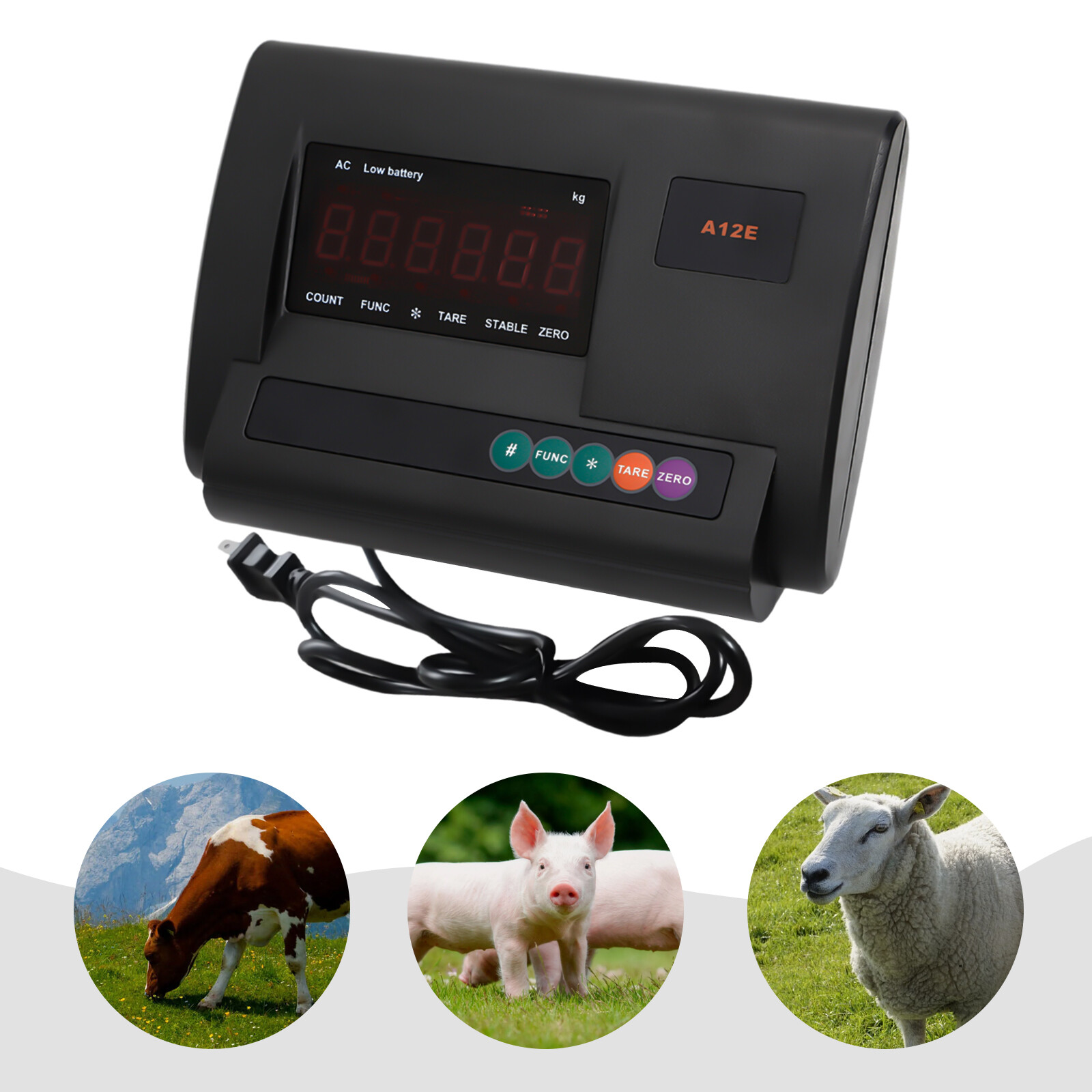 20000 LB 2.5T LOAD CELL SCALE KIT PLATFORM LIVESTOCK CATTLE FLOOR TRUCK Scale