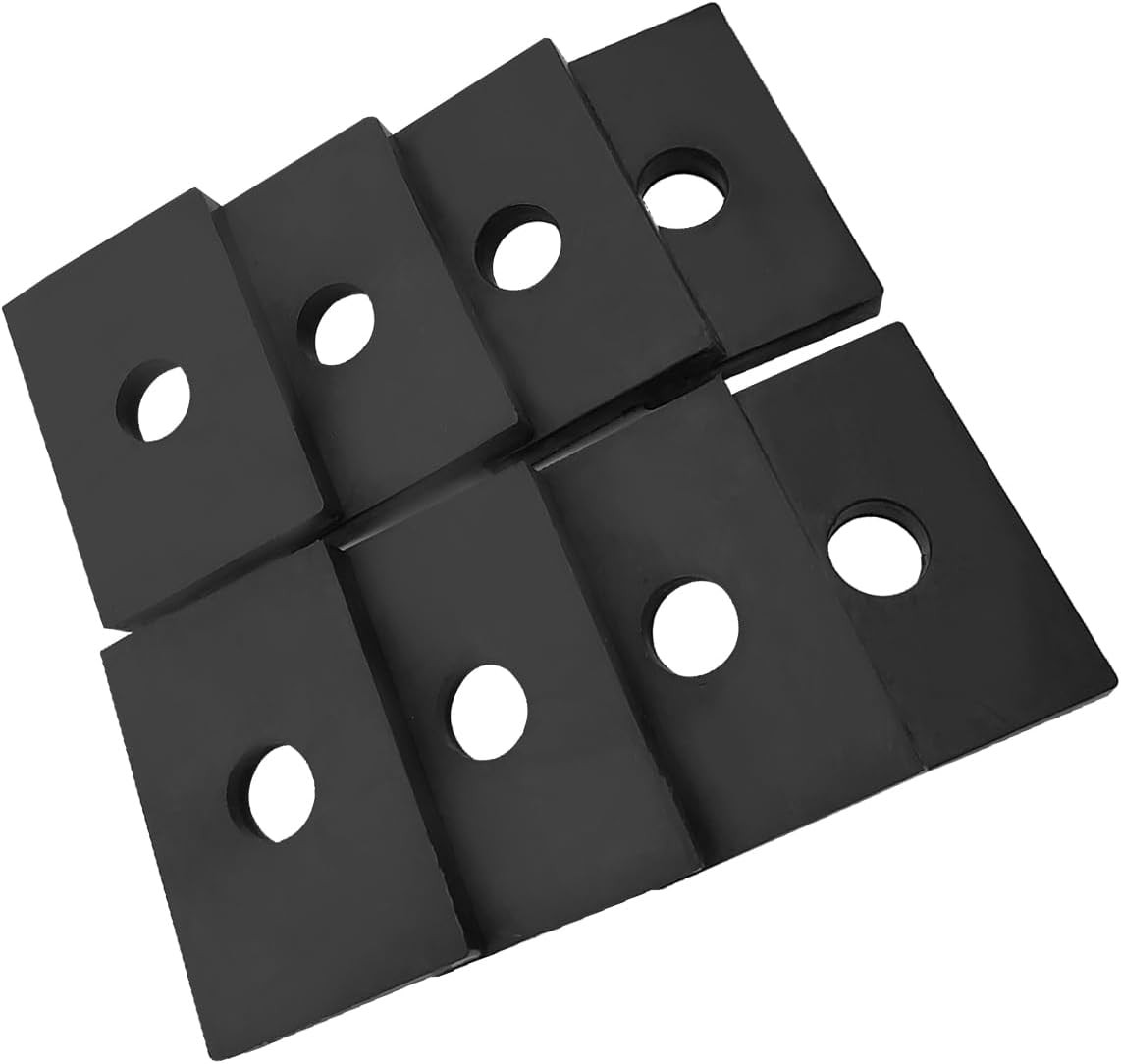 Bed Mount Pad Kit, 8pcs Rubber Bed Mount Shock Absorber Compatible with Chevy/wi