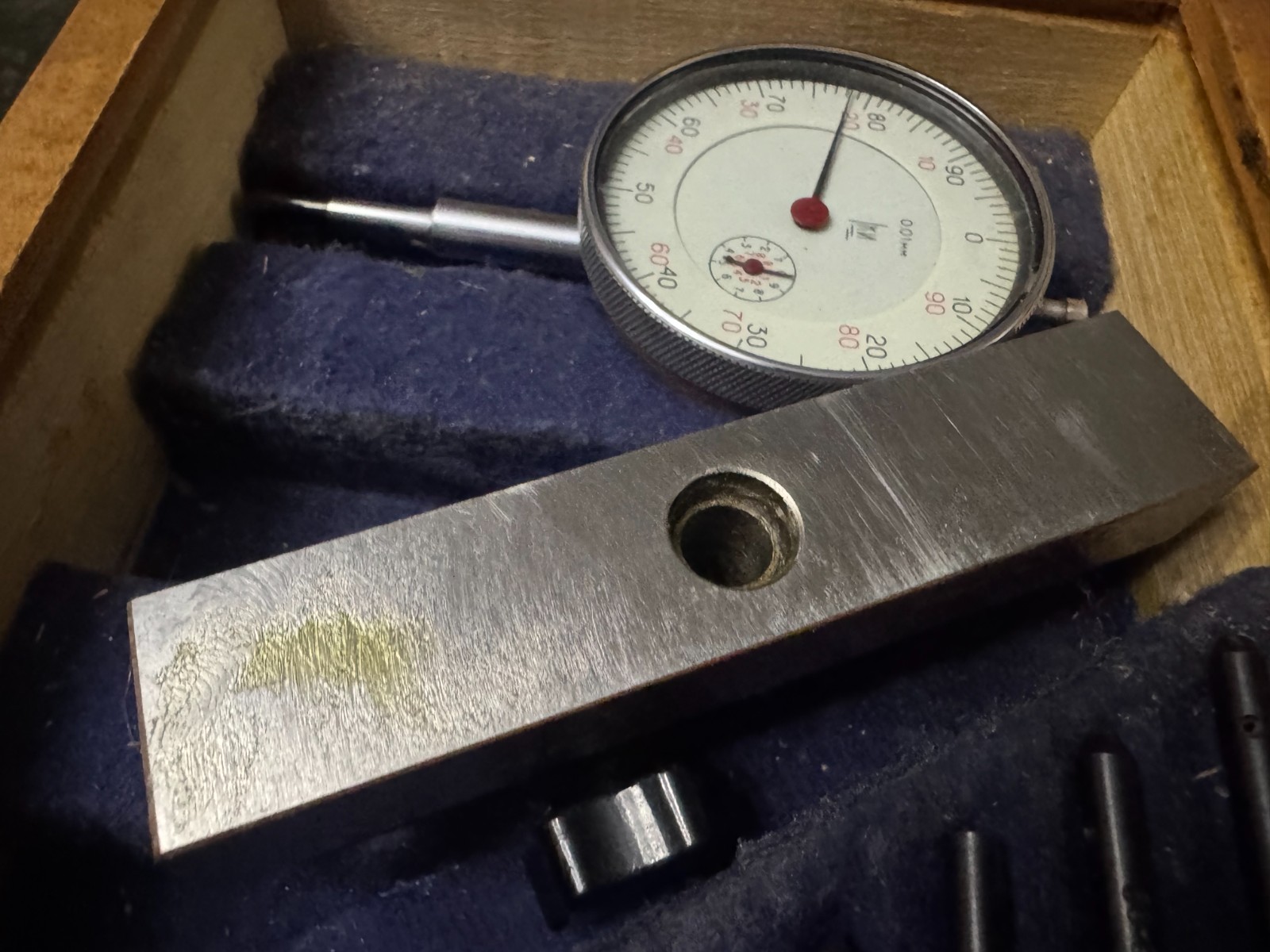 Depth Gage Micrometer Set Measuring Range 0-100mm/ 0.01mm USSR NEW!
