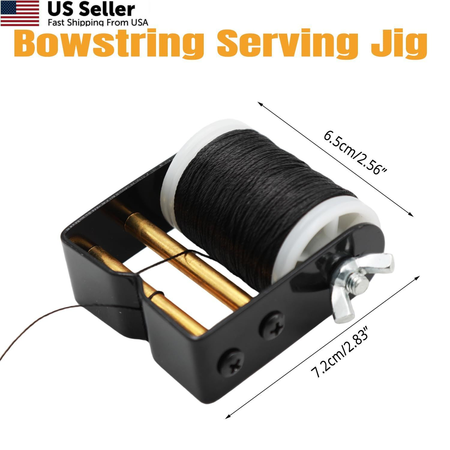 Luoyer Archery Bowstring Serving Thread and Jig Set Black