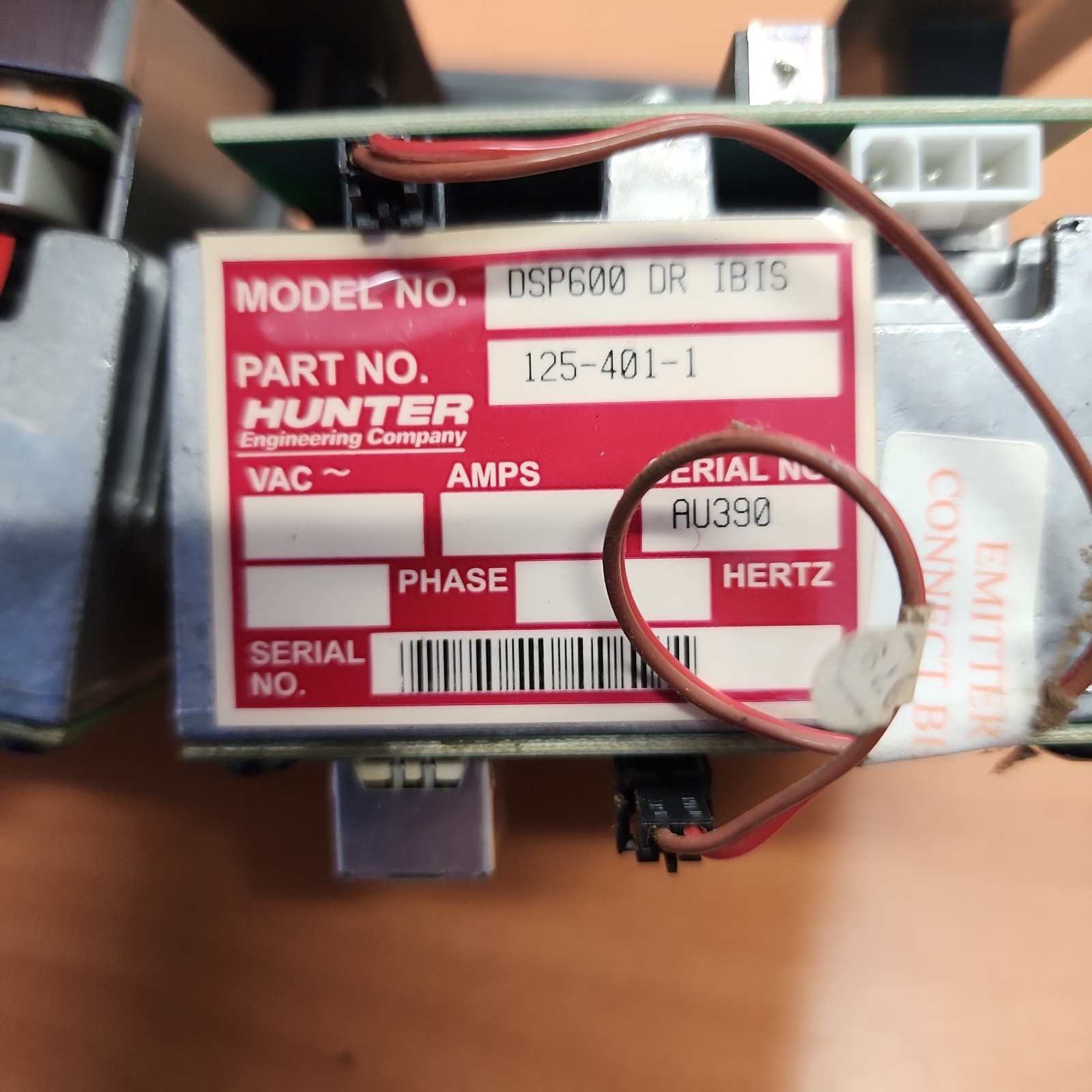 Hunter Hawkeye Alignment Machine HS401 Left IBIS Sensor Camera DSP600 125-401-1