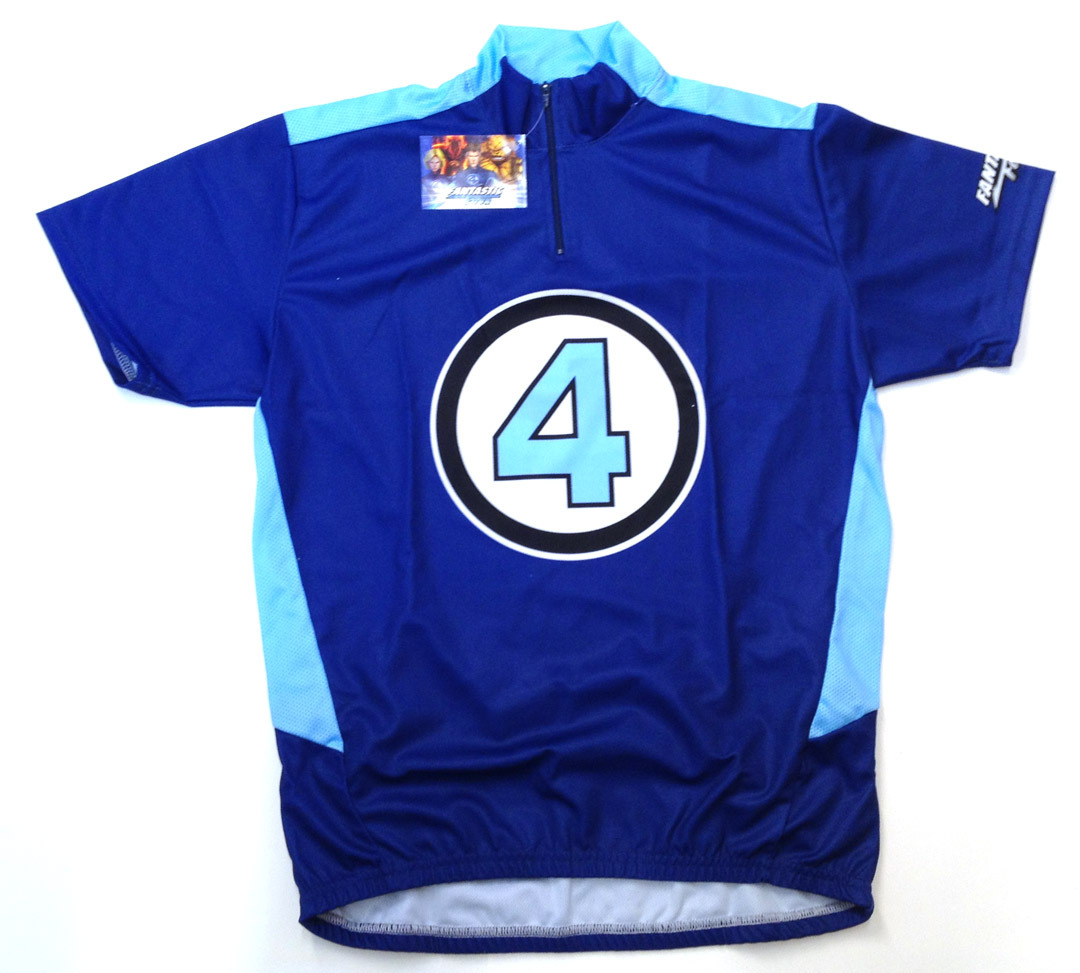 FANTASTIC FOUR BIKE SHIRT, Marvel Comics Pure Hero Dry Fit FF Jersey S, M, L, XL