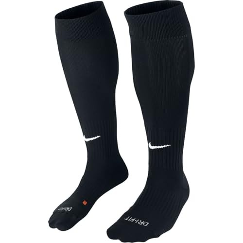 Nike Classic II Cush OTC Team Socks Black White Dri-FIT Over-the-Calf