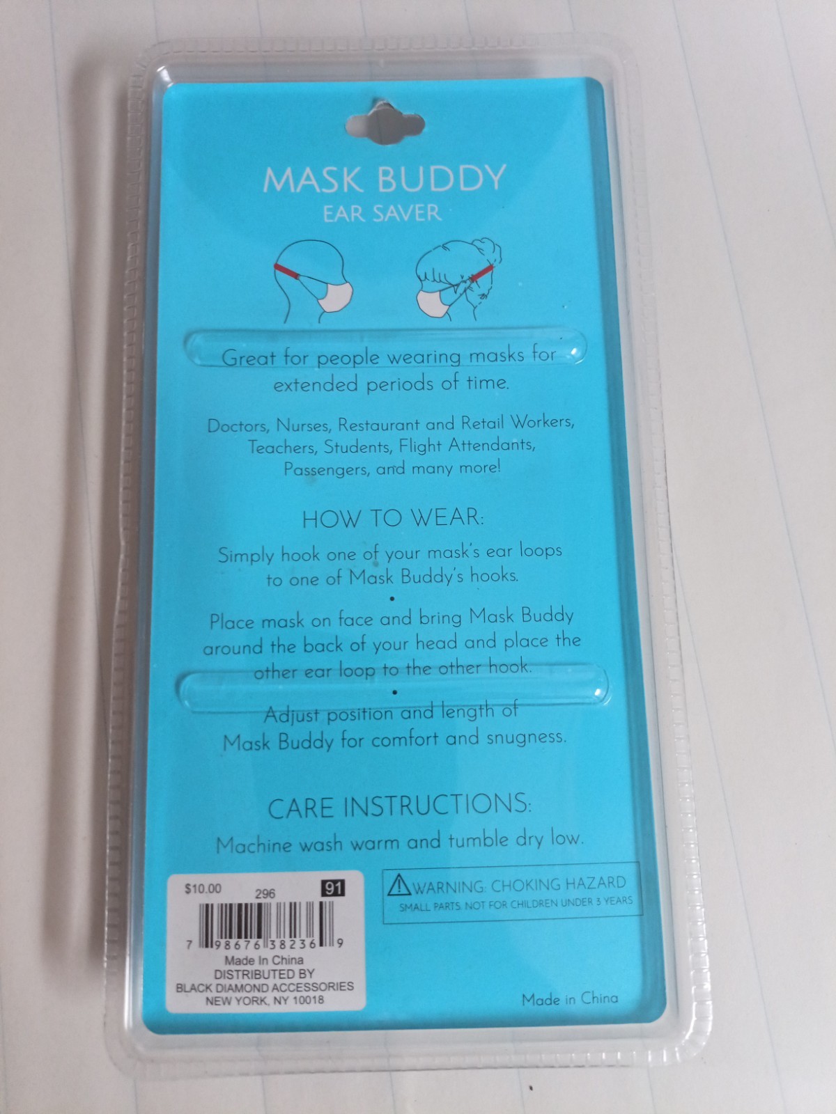 Mask Buddy Mask Ear Saver Elastic 3 pc