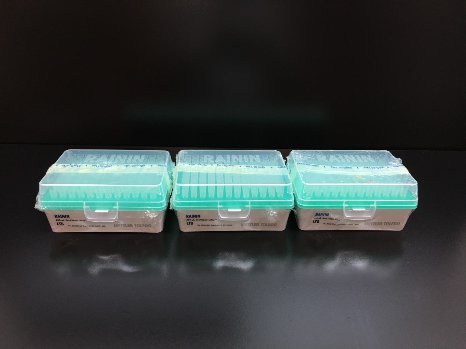 Mettler Toledo Cat No PN 30389243 Pipette Tips RT LTS 250µL 960A/10 Lot 3 PCS