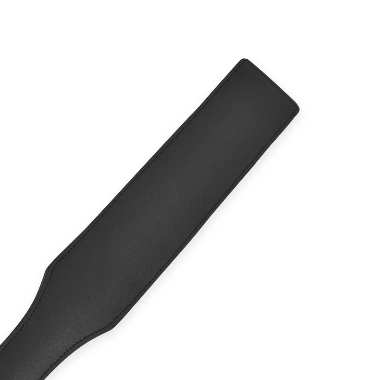 Real Leather Bdsm Paddle Black Spanking Slapper Wide Flexible
