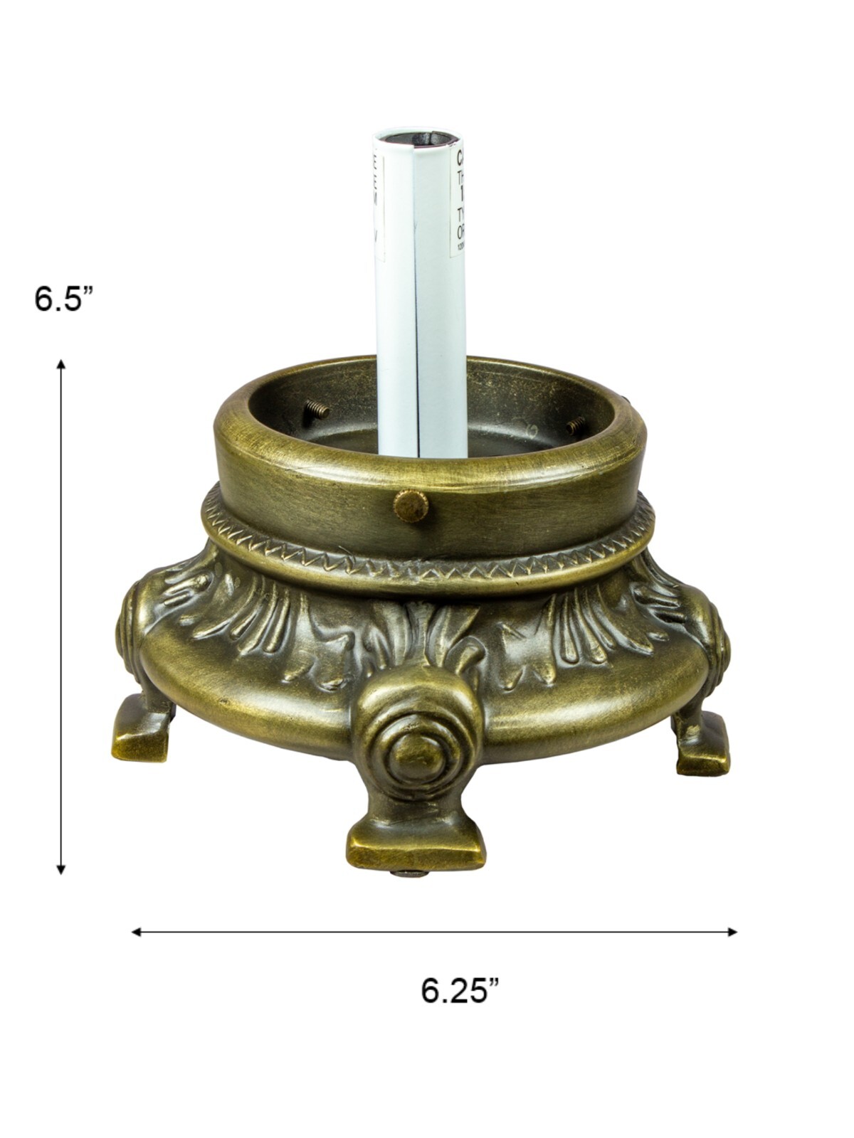 1441B-6.25 X 6.5 EGG ACCENT LAMP BASE