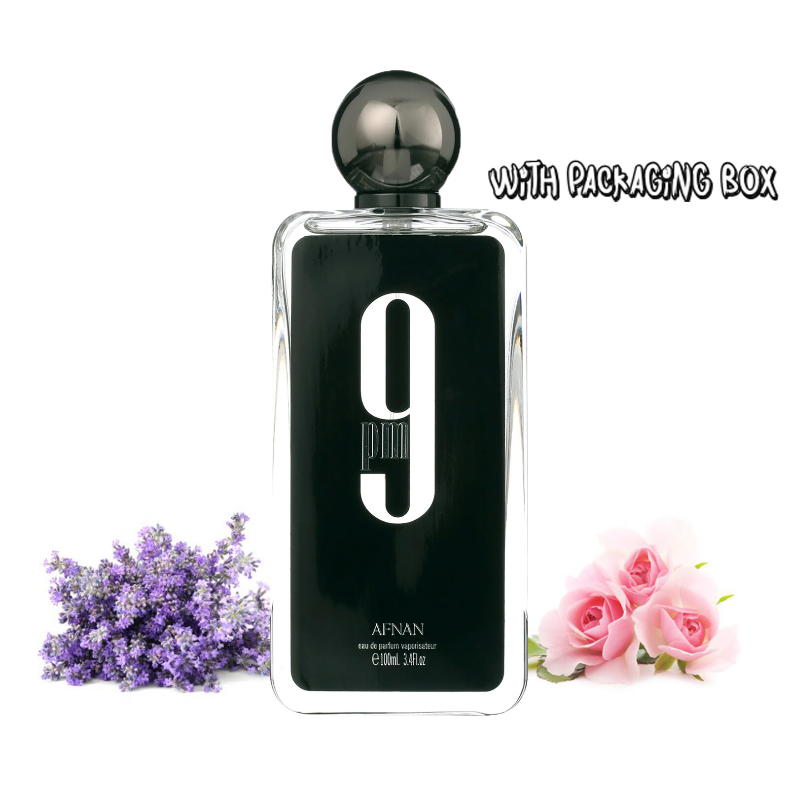 9 pm by Afnan 3.4 oz EDP Cologne for Men New In Box - Long-lasting fragrance