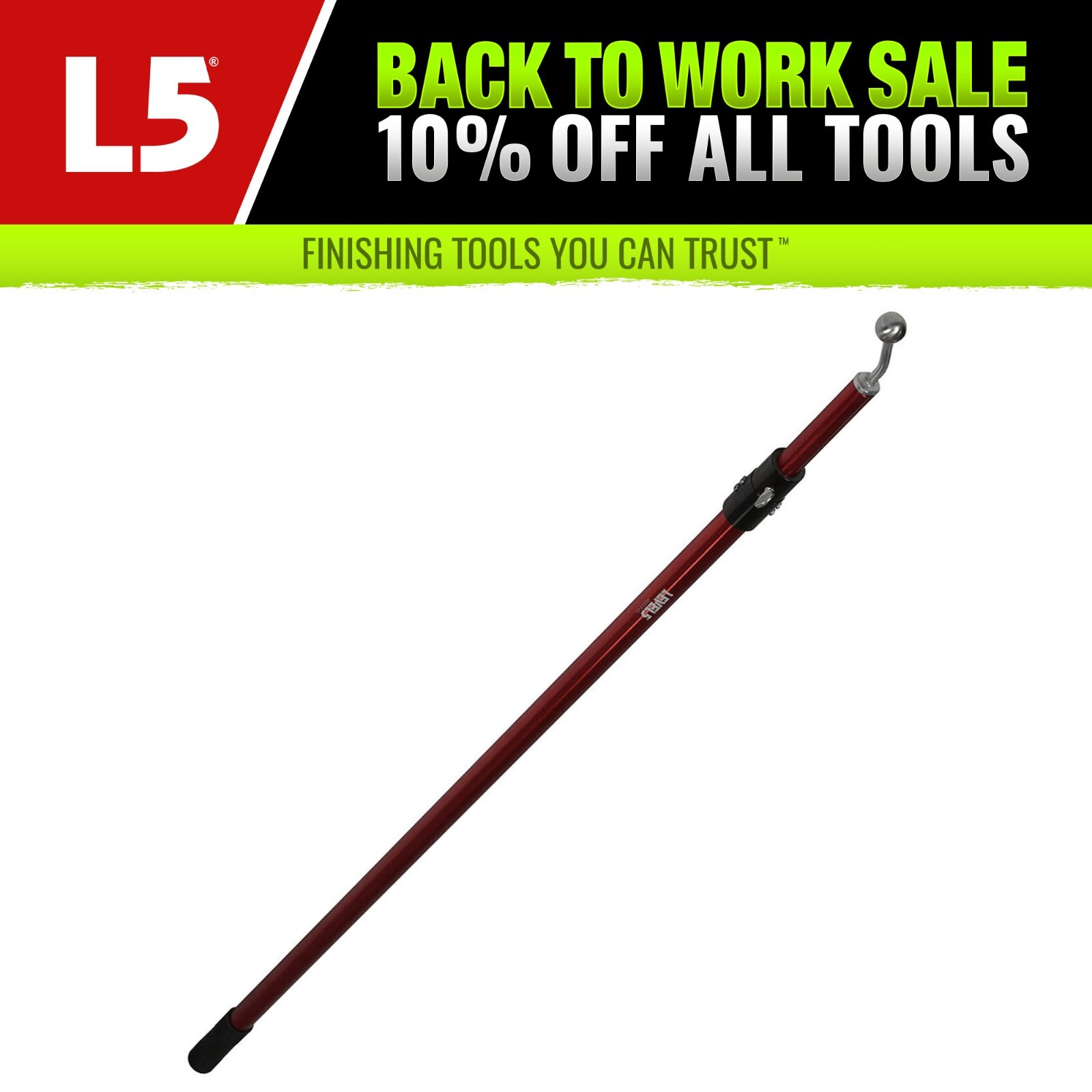 LEVEL5 Drywall Tools 54" Corner Finisher Fixed-Length Handle | 4-779 (NIB)