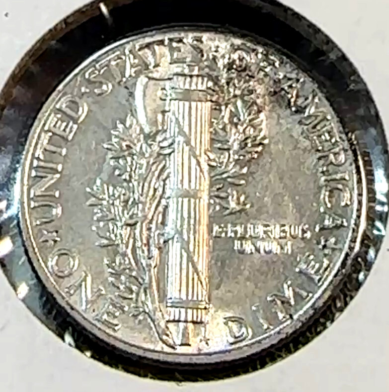 1945 Mercury Dime Nice Original Choice Uncirculated Nice Tone CHRC