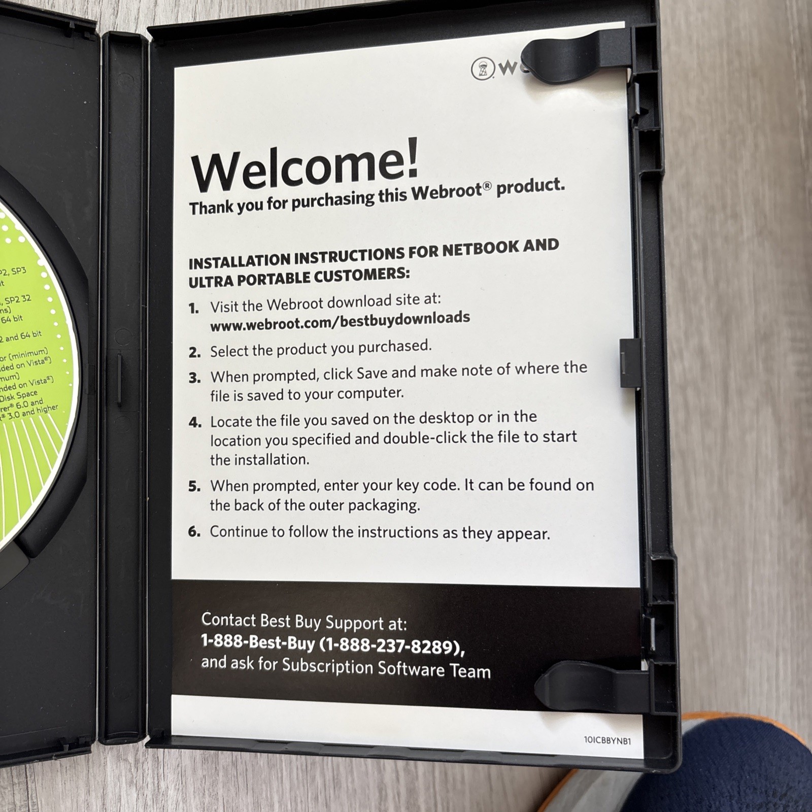 WEBROOT PERSONAL SECURITY PERSONAL EDITION DVD 2011