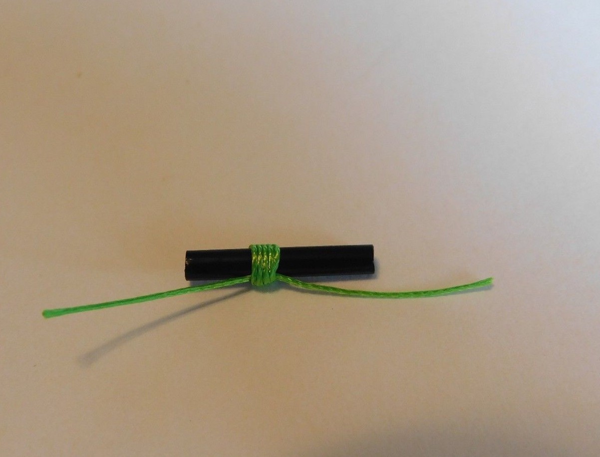 Bobber Stops 50 Pack String Slip-Knot Green with Red Beads Hand-tied in USA