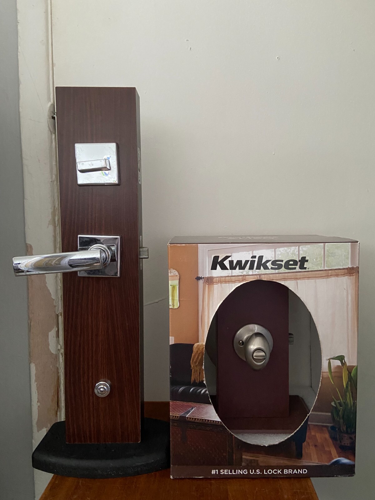 NEW Kwikset Aliso Front Door And Back Door Lock Set Polished Chrome Smartkey