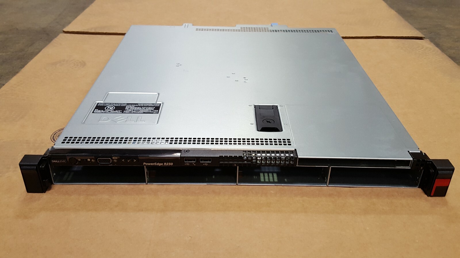 New Dell PowerEdge R230 Server 4x3.5" Bay Chassis Case cover w/Air Shroud Baffle