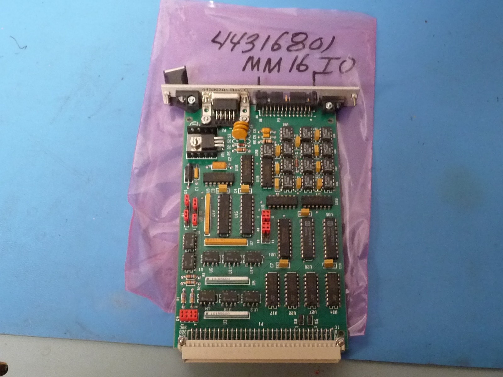 UIC, UNIVERSAL INSTRUMENTS, 44316801, Pc Bd, MM16 I/O Assy, REV F