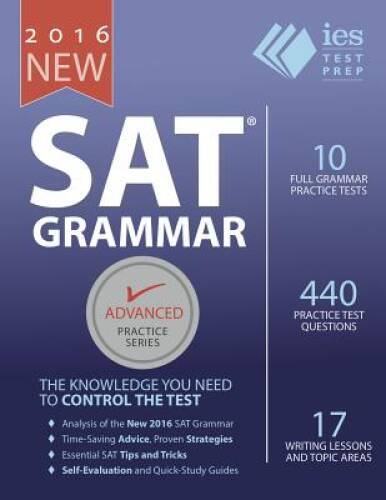 New SAT Grammar Workbook (Advanced Practice Series) 3rd ed (Volume 8) - GOOD