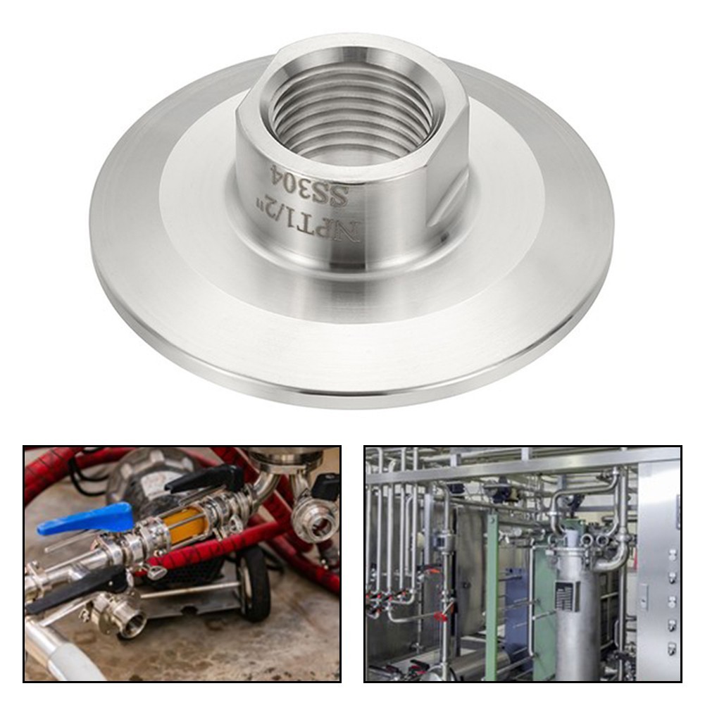 Efficient Pneumatic Tri Clamp Connector for Various Industries NPT Compatible