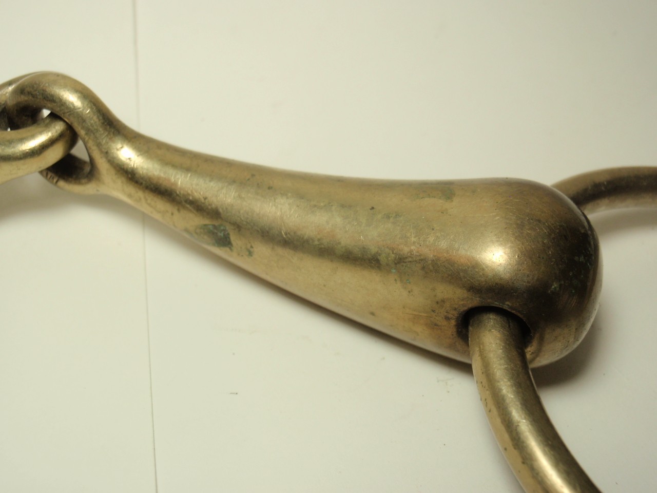 Lot 3 Equine Loose Single Joint Snaffle Ring Bit *USED*